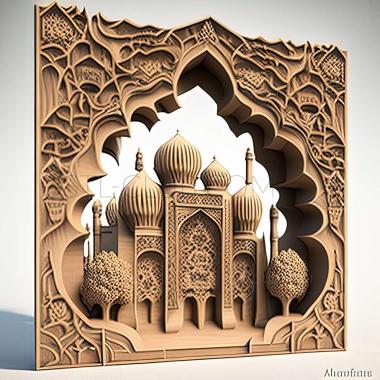 3D model Mashhad in Iran (STL)